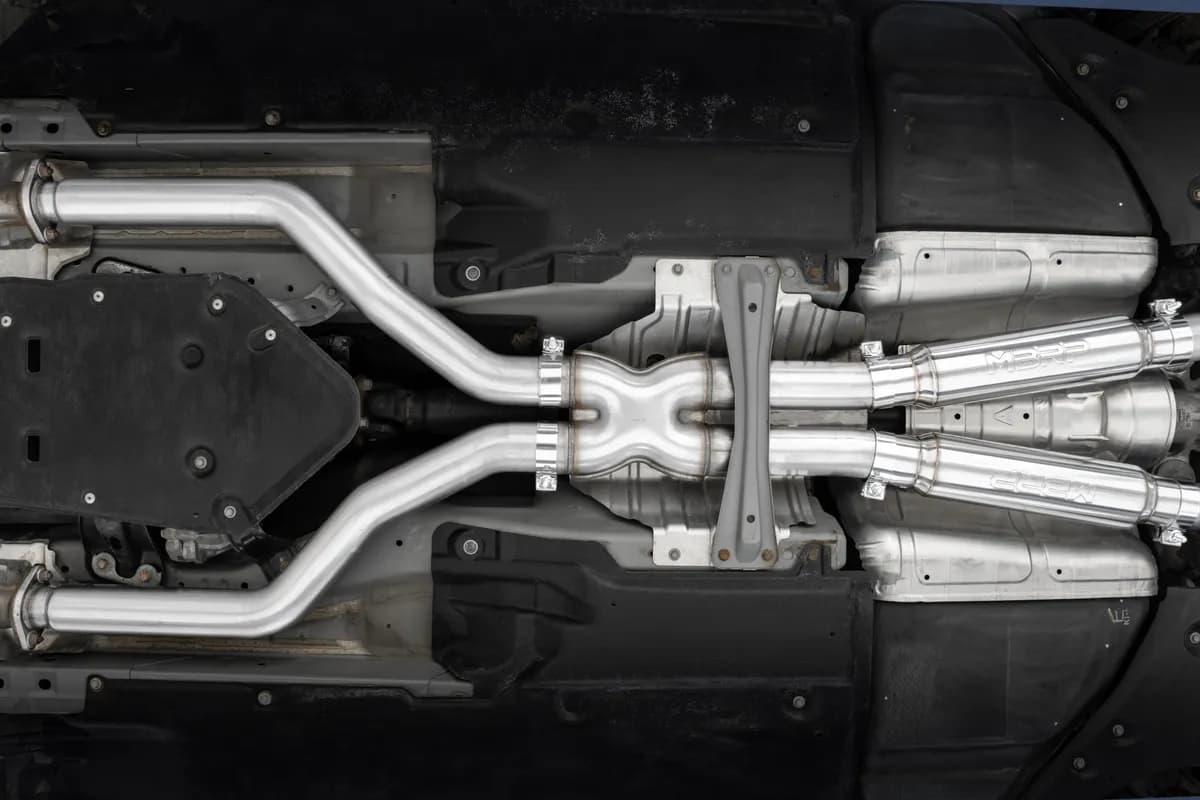 2016-2024 Infiniti Q50 3.0L 3 Inch Cat-Back Dual Split Rear Exit Tour Version T304 Stainless Steel MBRP