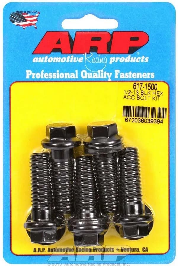 1/213 x 1.500 Hex Black Oxide Bolts