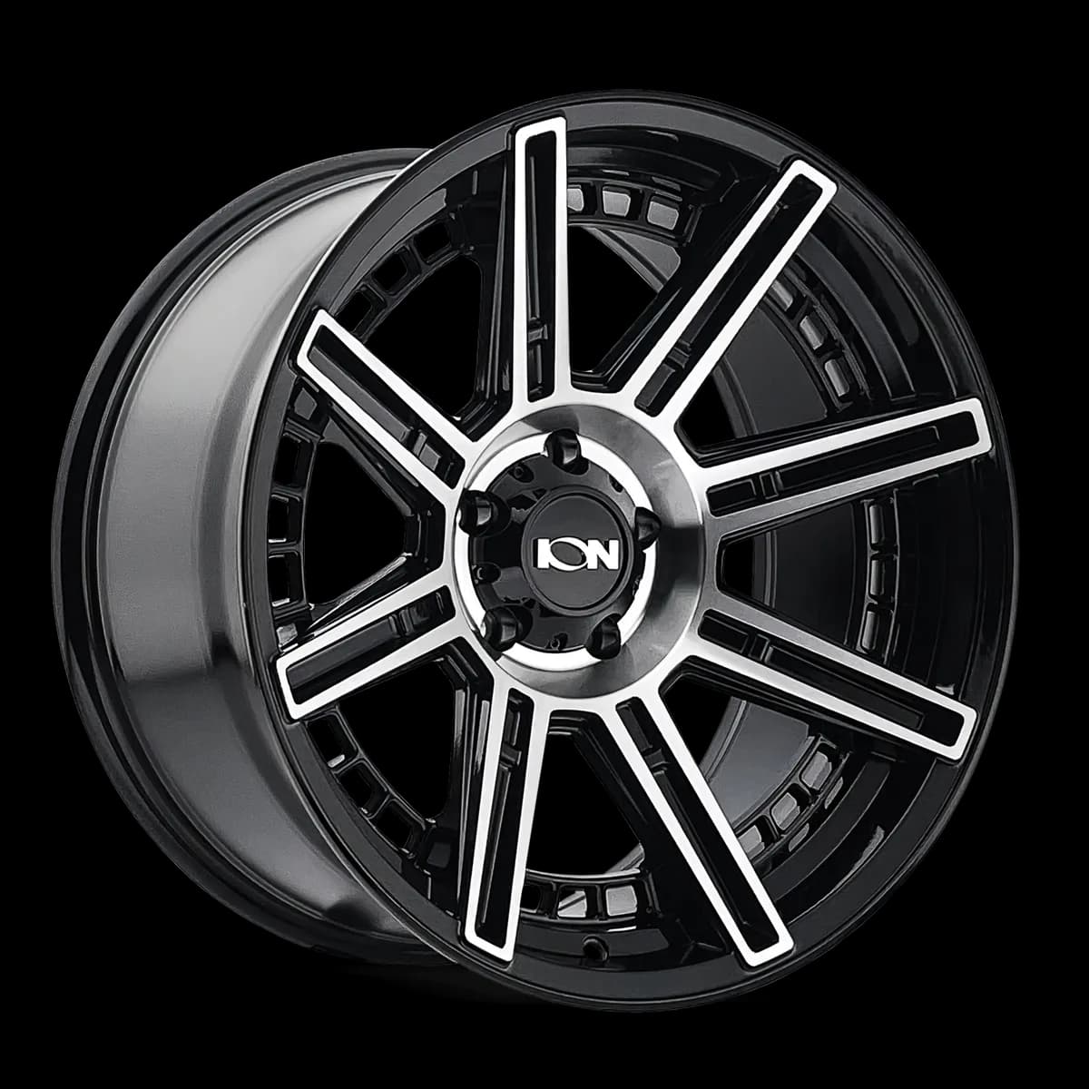 Cast Aluminum Wheels 149 BM 20x9 Machined Black 6 On 135 Bolt Pattern -12 Offset ION Wheels