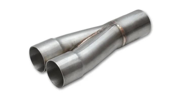 Vibrant Performance - 10352 - 2-1 Merge Collector, 1.75 in. Inlet I.D. x 2 in. Outlet O.D., 8.00 in. Overall Length