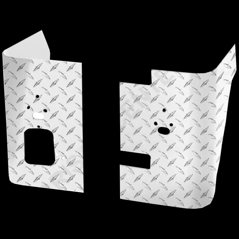 Dia Plate Corners 87-95 YJ Aluminum