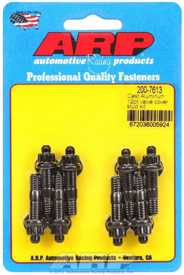 Cast Aluminum 12pt Valve Cover Stud Kit