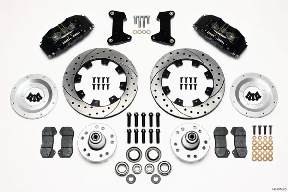 1974 - 1980 Ford, Mercury Forged Dynapro 6 Big Brake Front Brake Kit (Hub) - 140-10742