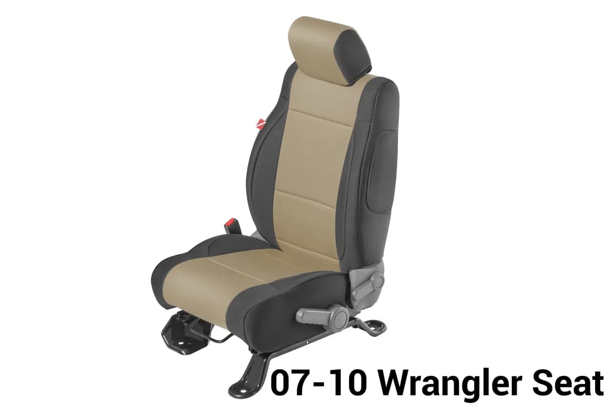 Wrangler JK Unlimited Seat Cover for 08-10 Jeep JK Unlimited Tan Neoprene Pair Diver Down