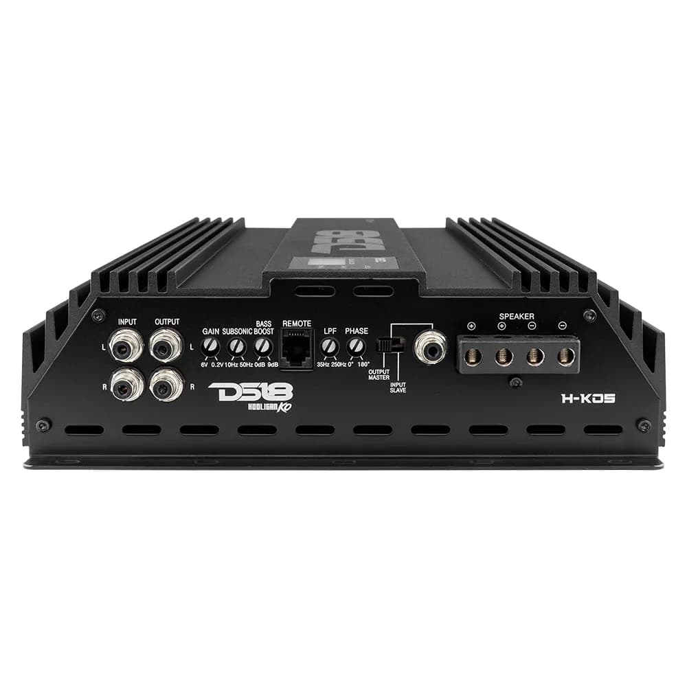 1-Channel | 9200 (Burst) @ 0.5Î© | 5000 @ 1Î© | 3500 @ 2Î© | 2200 @ 4Î© Watts RMS | With Voltmeter | Black