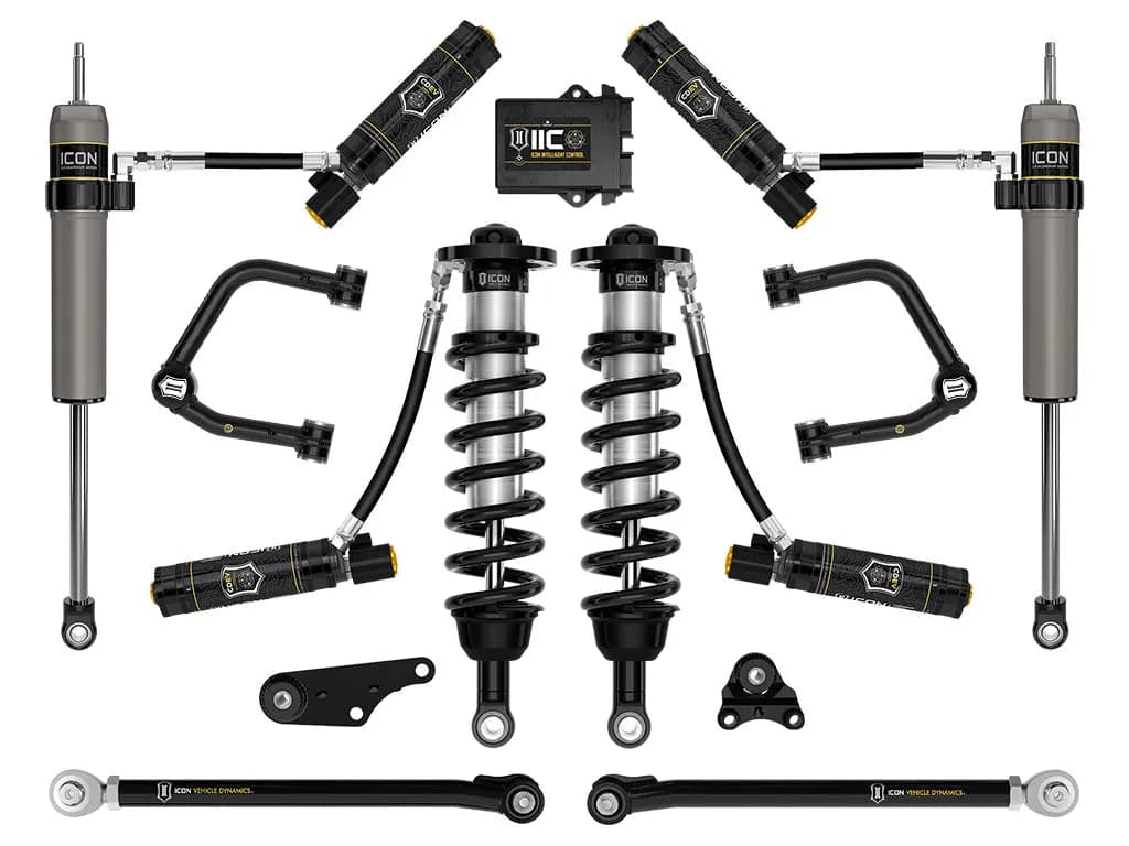 ICON 2024-2026 Toyota Tacoma 1.25-3" Lift, Stage 10 Suspension System, Tubular