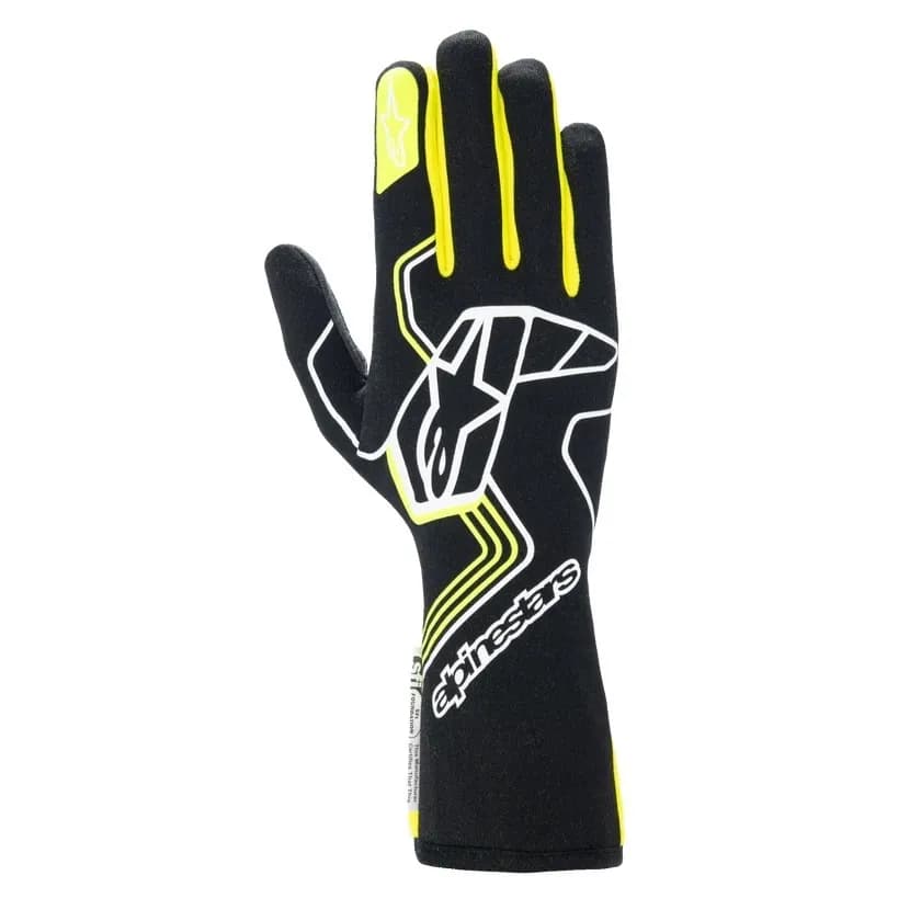 Glove Tech-1 Race V4 Blk / Fluo Yellow Large