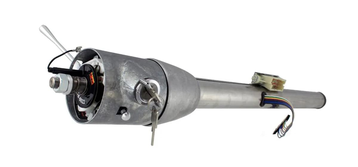 Floorshift Column 7986 Jeep CJ Key Column Mill Finish