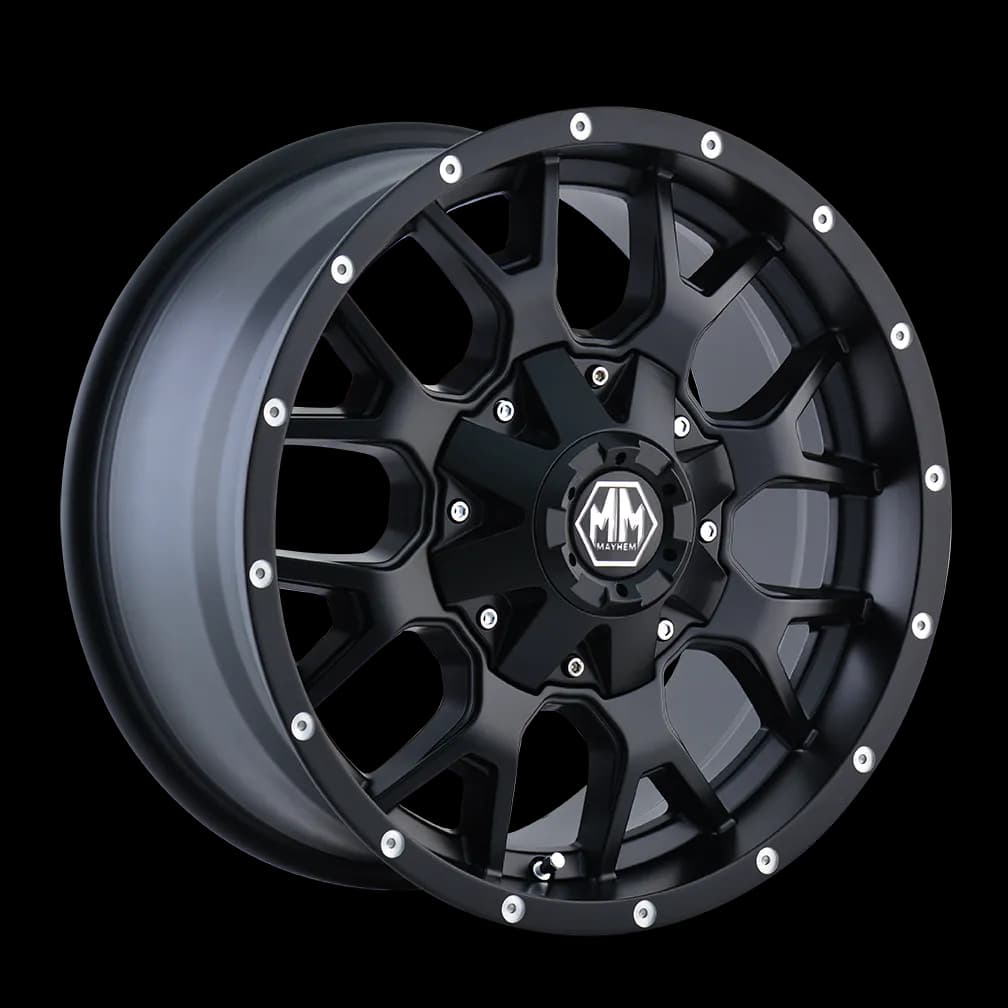 Warrior 17x9 5127/5139.7 Bolt Pattern 5.71 bs 18 Offset Matte Blk