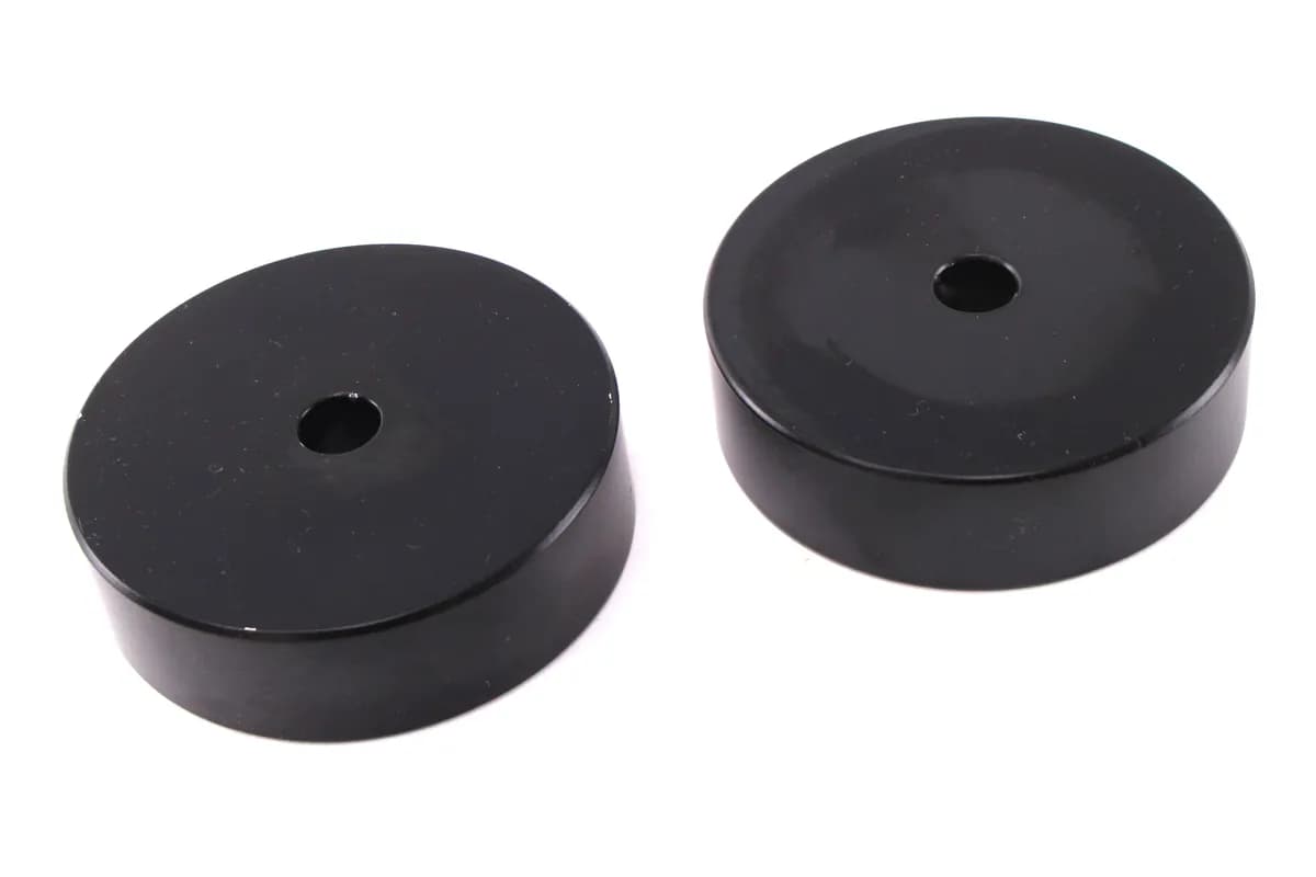 Bump Stop Kit 07-18 Wrangler JK Front Includes Billet Aluminum Spacers Urethane Bump Stops Hardware RockJock 4x4