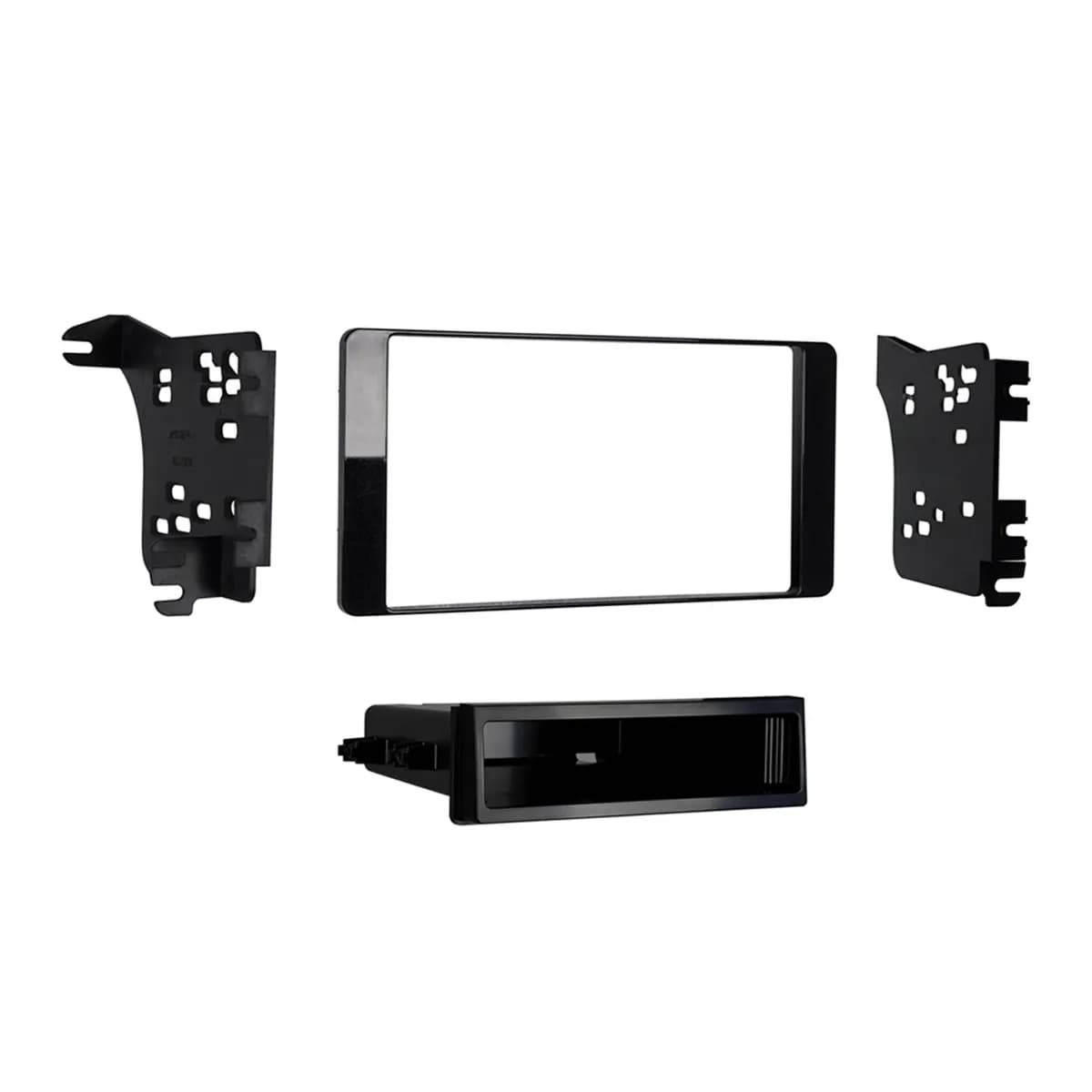 Radio Installation Kit; ISO DIN Radio Provision; w/Pocket;