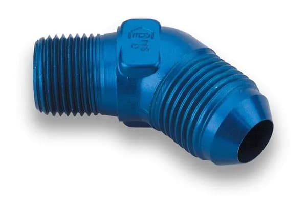 45 Deg. 8 to 3/8in Npt Adapter