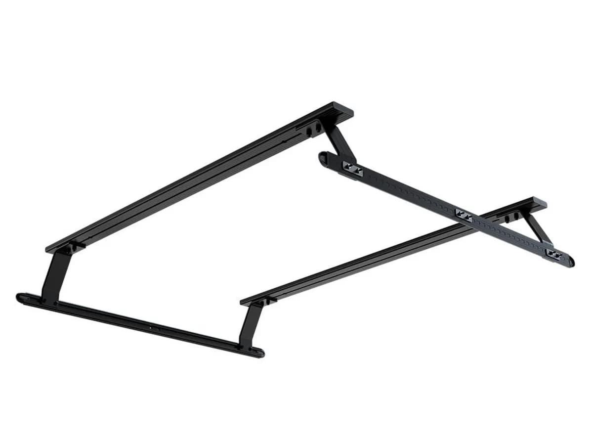 Double Load Bar Kit; Incl. 2 Roll Top Leg Mount; 1575mm Roof Load Bar Set; 1200 L Bakkie Load Bed Track;