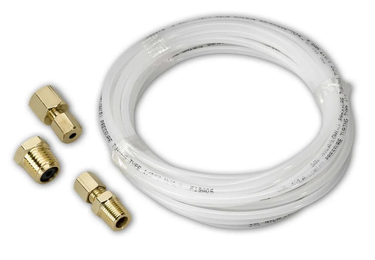 Autometer 3226 Tubing, Nylon, 1/8, 12ft. Length, Incl. 1/8 Nptf Brass Compression Fittings
