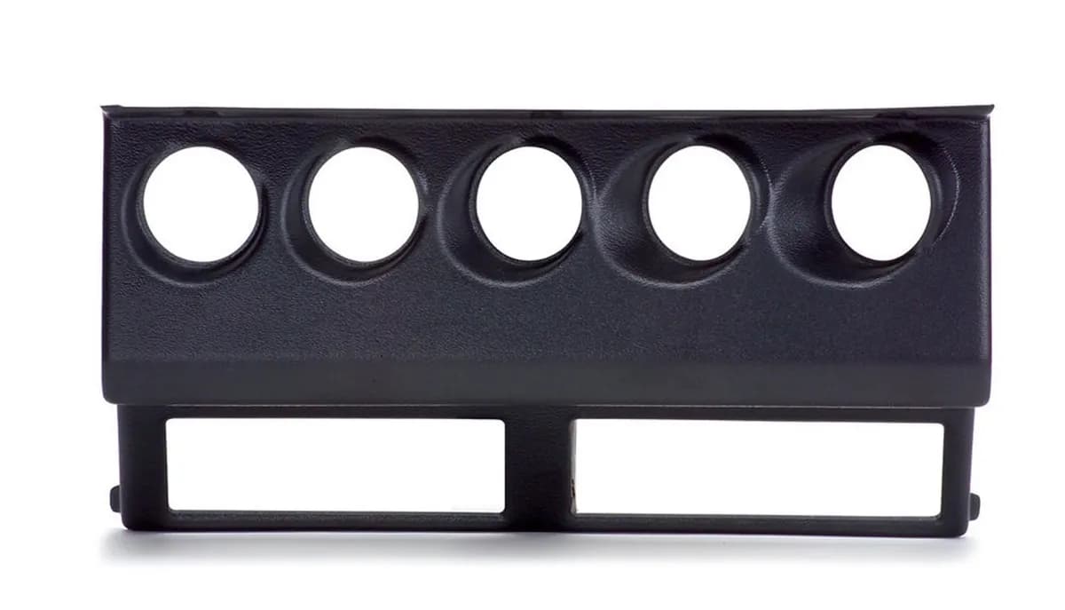 8795 Wrangler YJ 21/16in x5 Direct Fit 5gauge Bezel Panelw/ Mounting Hardwar