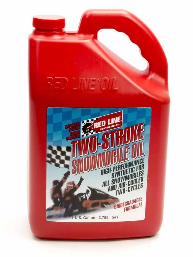 Snowmobile Oil Two Stroke Synthetic 1 Gallon Red Line Oil