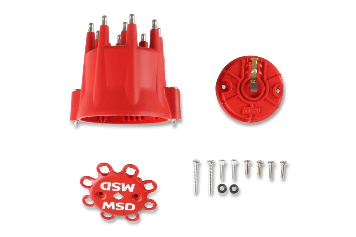 Red Cap/Rotor Kit Incl Cap pn 8433 & Race Rotor pn 846