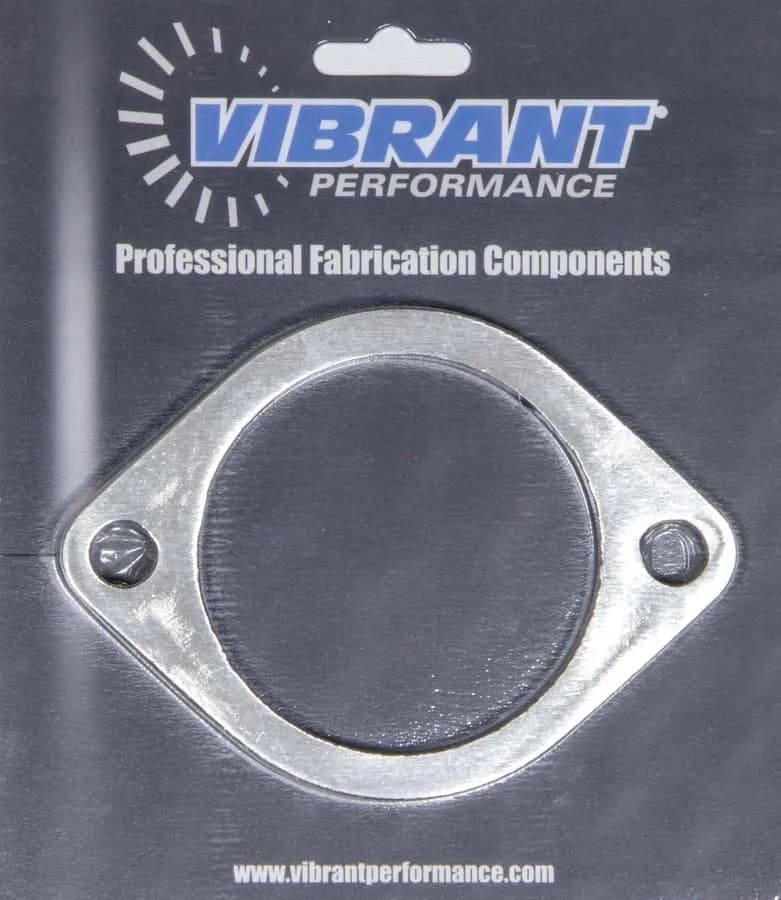 Exhaust Flange; 4.1875 in. BHCC; 3 in. ID; 5.0625 in. Flange W; 3.6875 in. Flange H; 0.375 in. Thickness; 304 Stainless Steel; 2 Bolt; Single Flange; Retail Packed; 1pc.;