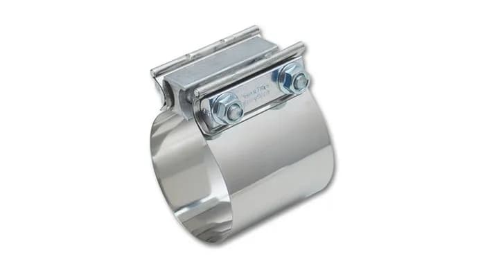 Easy Seal Exhaust Sleeve Clamp; For 2.25 in. O.D. Tubing; Butt Joint Style; 430 Stainless Steel;