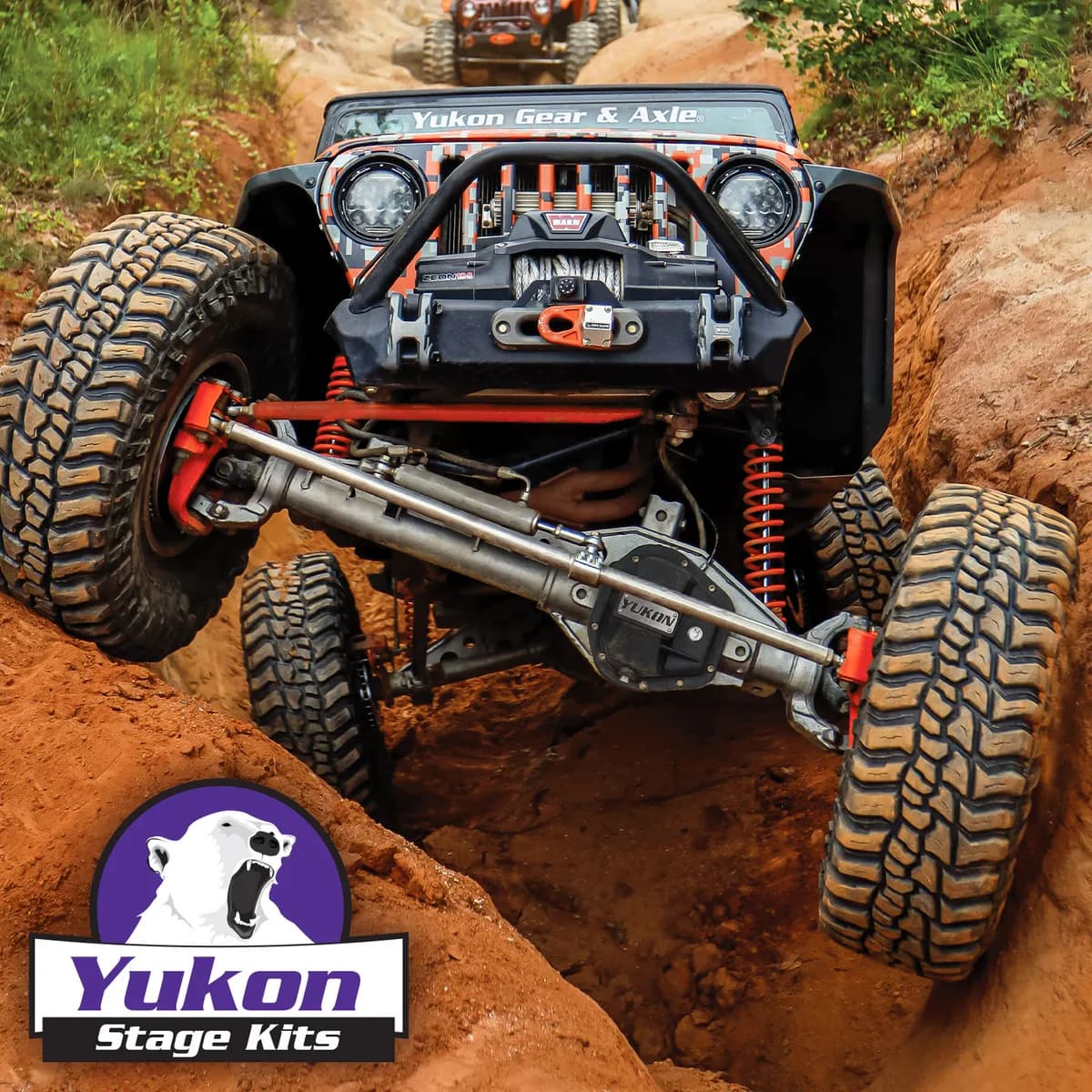 Stage 2 Jeep JK Re-Gear Kit W/Covers For Dana 44 5.38 Ratio 24 Spline JK Rubicon D44 Stage 2 Gear Kit Package 5.38 Ratio W/ F&R Covers Yukon Gear