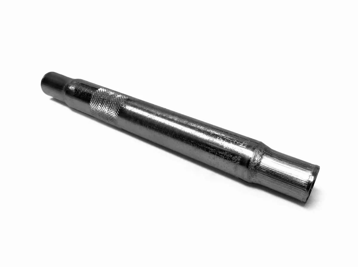 Steinjäger Swaged Steel Threaded Tubes 3/4-16 37 inches Long Plated Zinc Silver