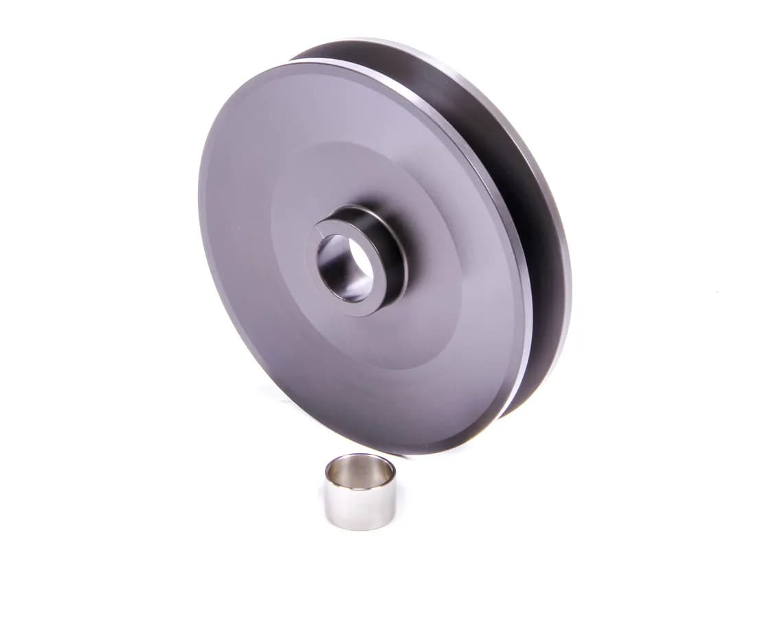 V-Belt Pulley; Billet Aluminum; Deep Groove; 4 in. Dia.;