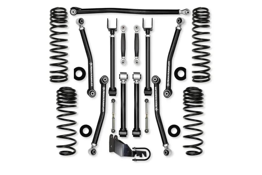 Rock Krawler 4.5in Adventure X No Limits Mid Arm Lift Kit, No Shocks - JL 4dr