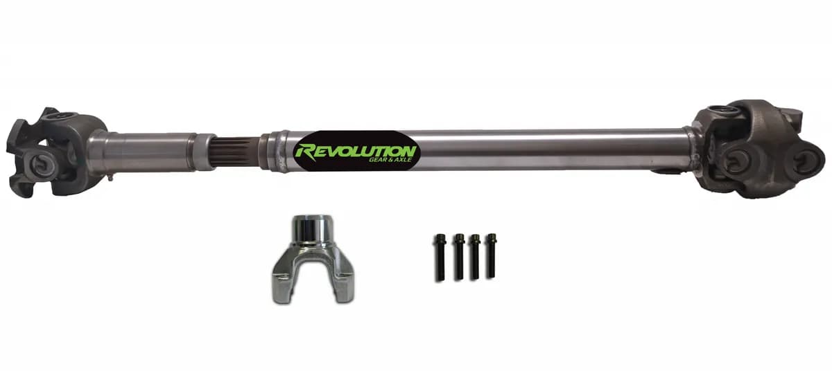 Jeep Wrangler JL Front 1350 CV Driveshaft Rubicon Flange Style Revolution Gear