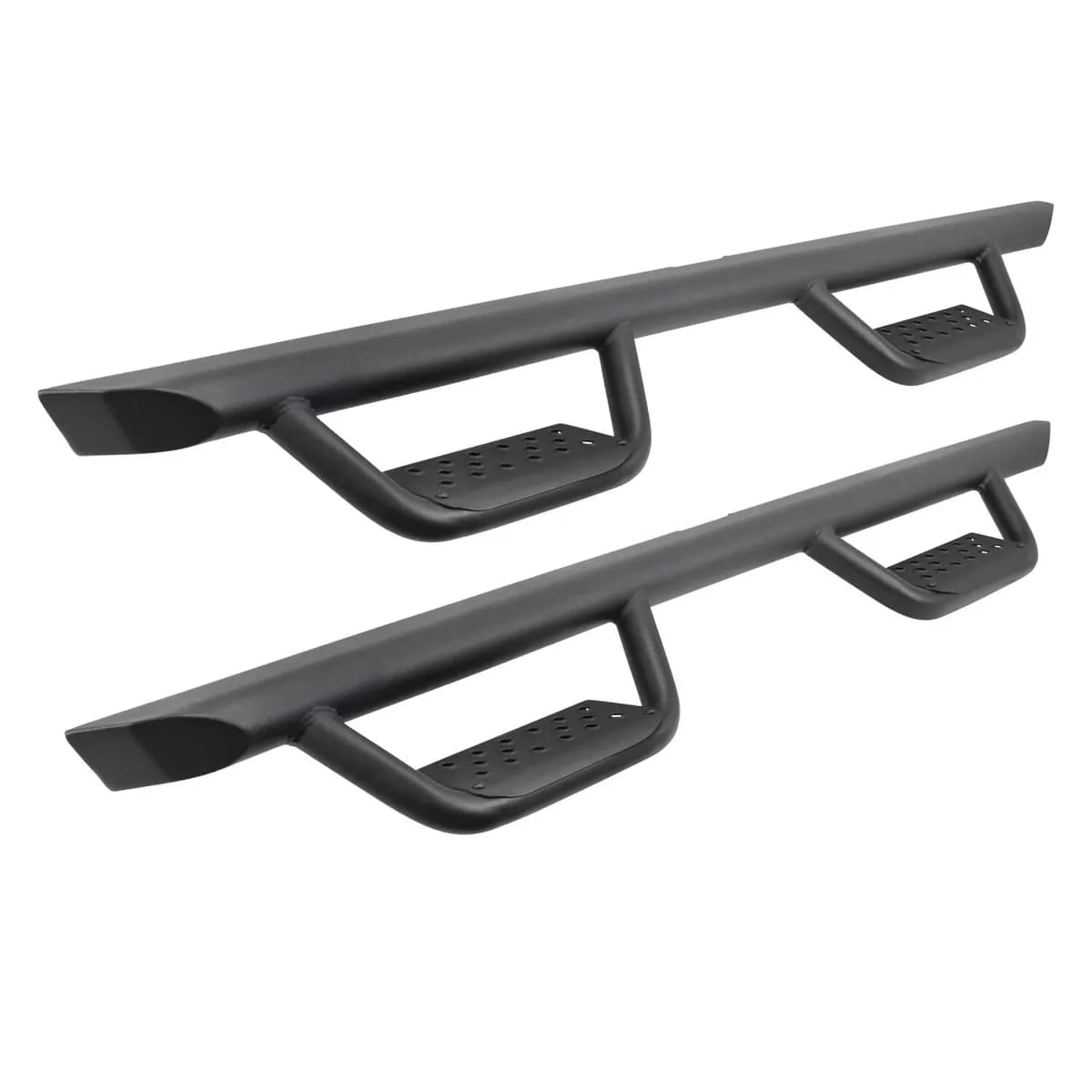 Go Rhino D224346T - Dominator Extreme D2 Side Steps With Mounting Brackets - Textured Black