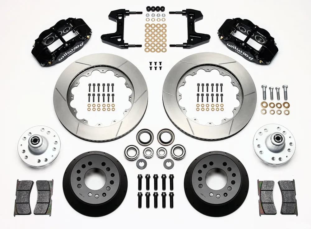 1974 - 1980 Ford, Mercury Forged Narrow Superlite 6R Big Brake Front Brake Kit (Hub) - 140-9802
