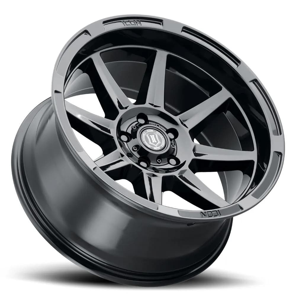 Icon Alloys Bandit Gls Black 20 X 10 / 6 X 5.5 / 24mm / 4.5 Bs