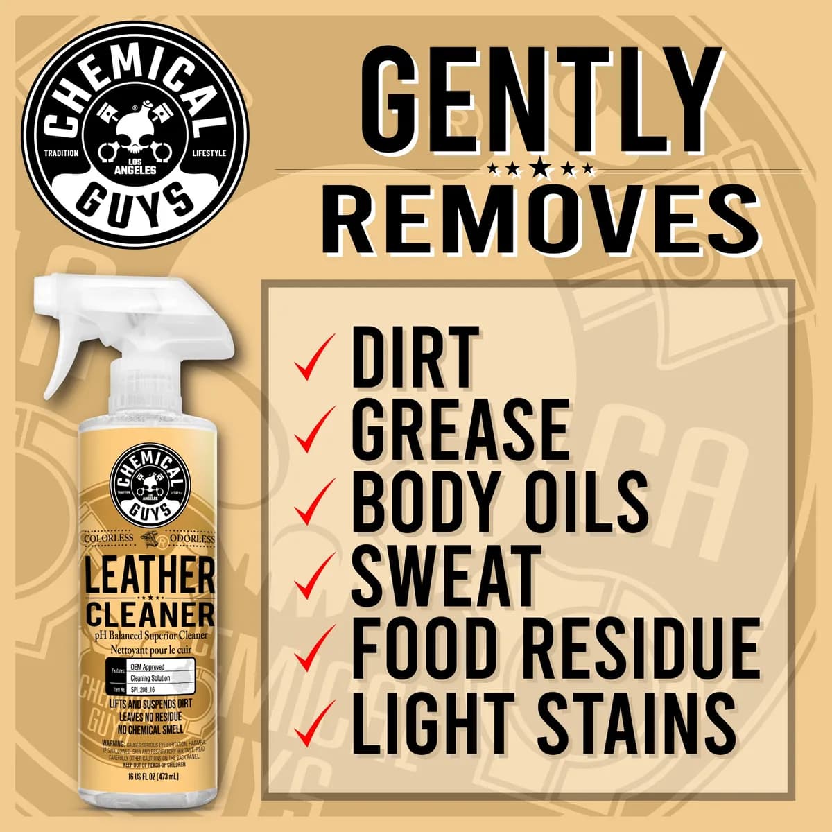 Leather Cleaner OEM Approved Colorless+odorless Leather Cleaner (1 Gal)
