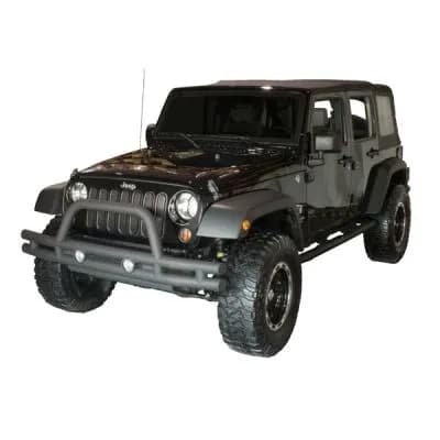 Tube Bumper Front Textured Black JK 0716 Wrangler
