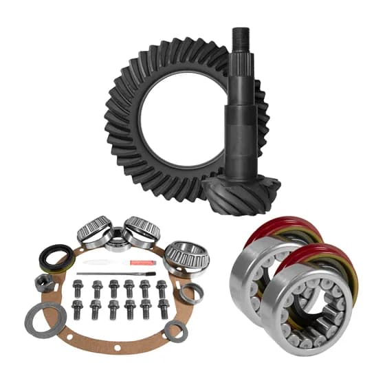 8.5 Inch GM 4.56 Rear Ring & Pinion, Install Kit, Axle Bearing, 1.78 Inch Case Journal USA Standard
