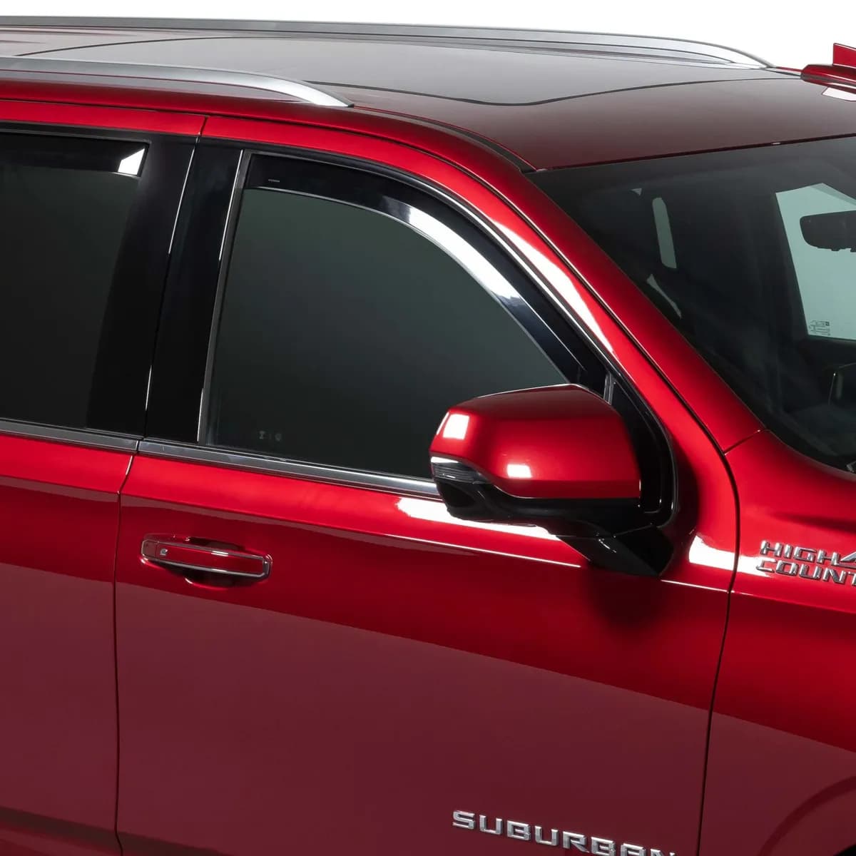 2019-2022 Chevrolet Silverado GMC Sierra 1500 - Double Cab Set of 4 Window Visors Element Tinted Window Visors