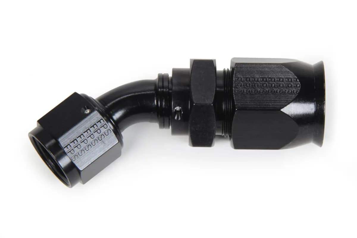 #10 Racerite Reusable Ptfe Hose End 45 Degree