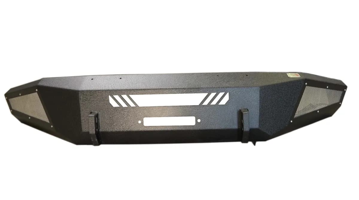 Bumper Made with 11 Gauge Plated Steel, Winch Plate Made with 8 Gauge Plated Steel, Black Powder Coated Steel