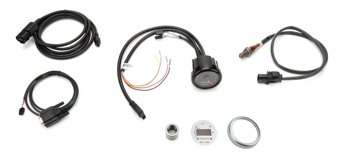 Innovate Motorsports 38550 MTX-AL Analog, Air/Fuel Ratio Gauge Kit w/O2, Black Dial