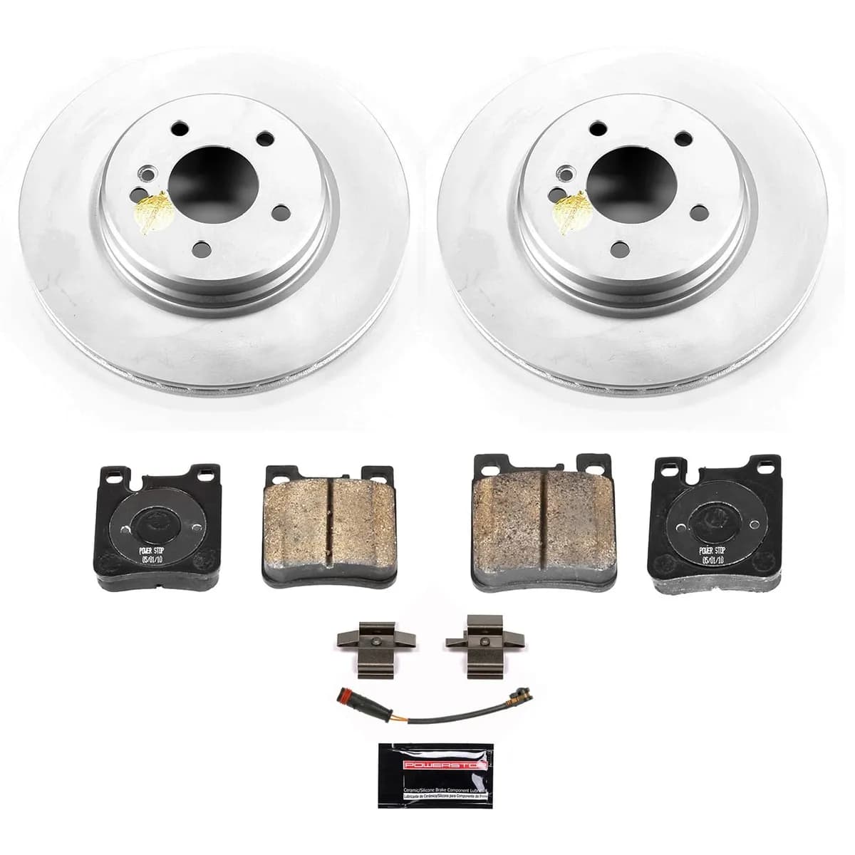 Z23 Sport Geomet Coated Rotor Kit For European Vehicles: Genuine Geomet Fully Coated Rotors; Carbon-Fiber Ceramic Pads W/Hardware; Pad Sensors