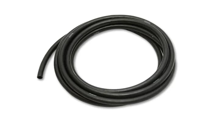 Push On Style Flex Hose; -10AN; 0.625 in. Hose ID; 0.906 in. Hose OD; 6 in. Minumum Bend Radius; 250 PSI Operating Pressure; 50ft. Roll; Nitrile Rubber;