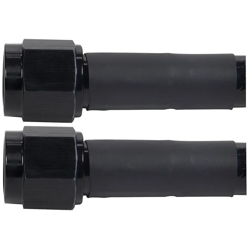 Coated Braided Line 12in #6 Hose -6 Str/-6 Str