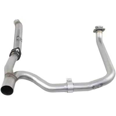 aFe POWER Twisted Steel Loop Delete Down-Pipe & Y-Pipe 2-2.5in Exhaust System - 2012+ JK 4DR