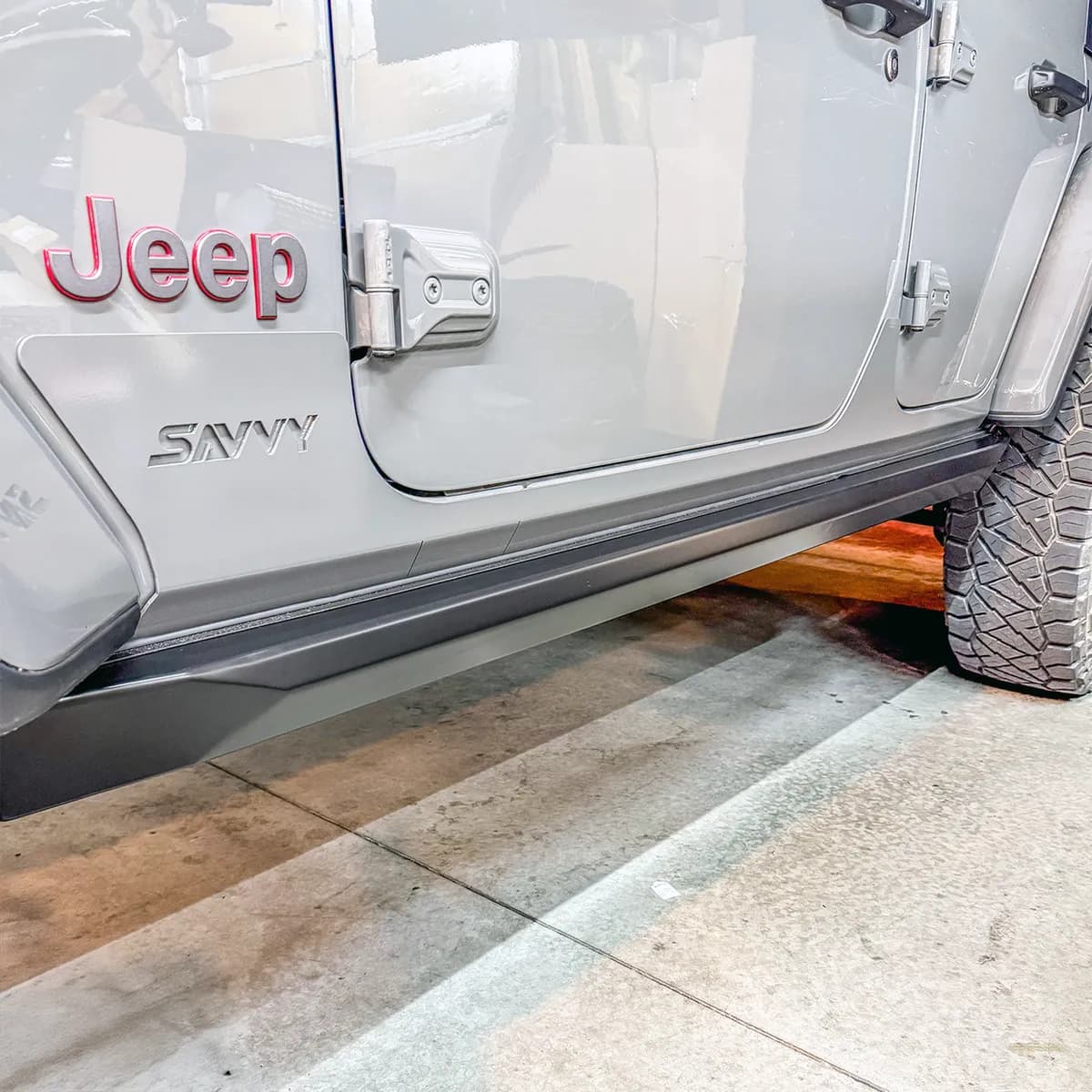 18c Wrangler Rocker Trim Kit Raw
