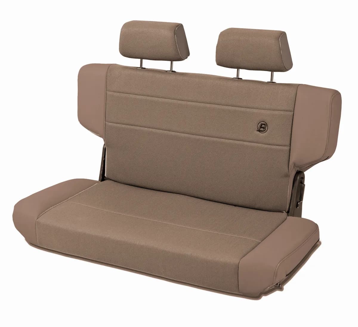 Spice Trailmax II Seats Trailmax II F & T Bench Seat, Rear, vinyl with fabric insert Jeep 97-06 Wrangler;