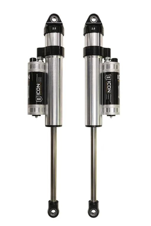 ICON 2004-2008 Ford F-150 2WD, 0-3” Lift, Rear, V.S. 2.5 Aluminum Series Shock Absorbers, Piggyback Reservoir w/ CDCV, Pair