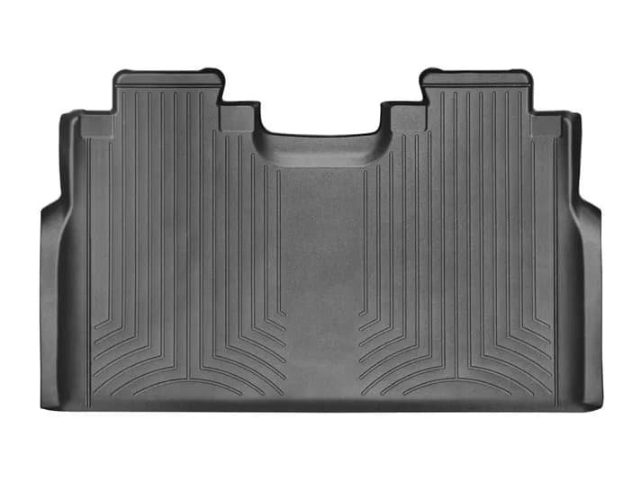 Black Rear FloorLiner Ford F-150 2015 + SuperCrew; fits vehicle with 1s row bench seats