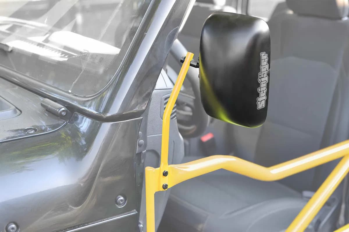 Doors 2018 to Present Mirror Legs to Fit Tube Doors Lemon Peel