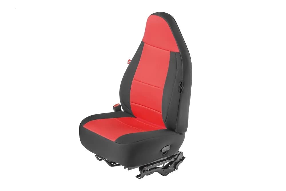 Jeep Wrangler Neoprene Seat Covers for 97-02 Jeep Wrangler TJ Red Diver Down