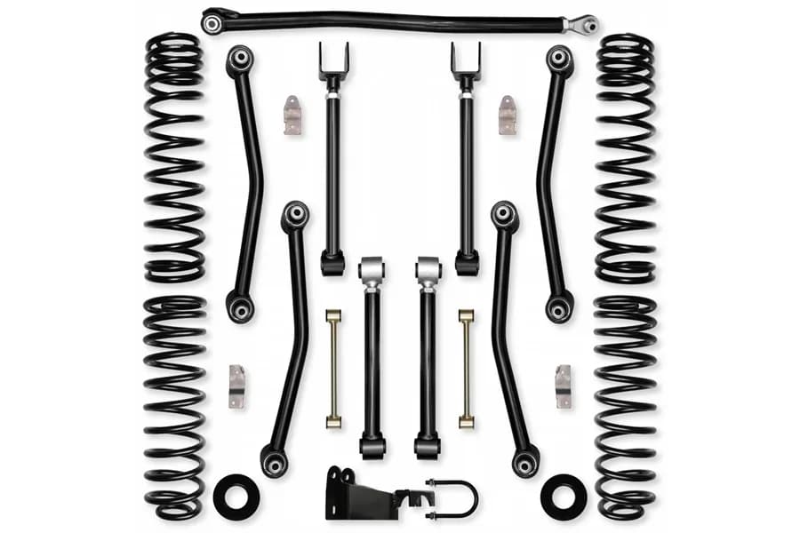 0718 Wrangler 4DR 3.5in Ultimate Adventure System Front & Rear Lift
