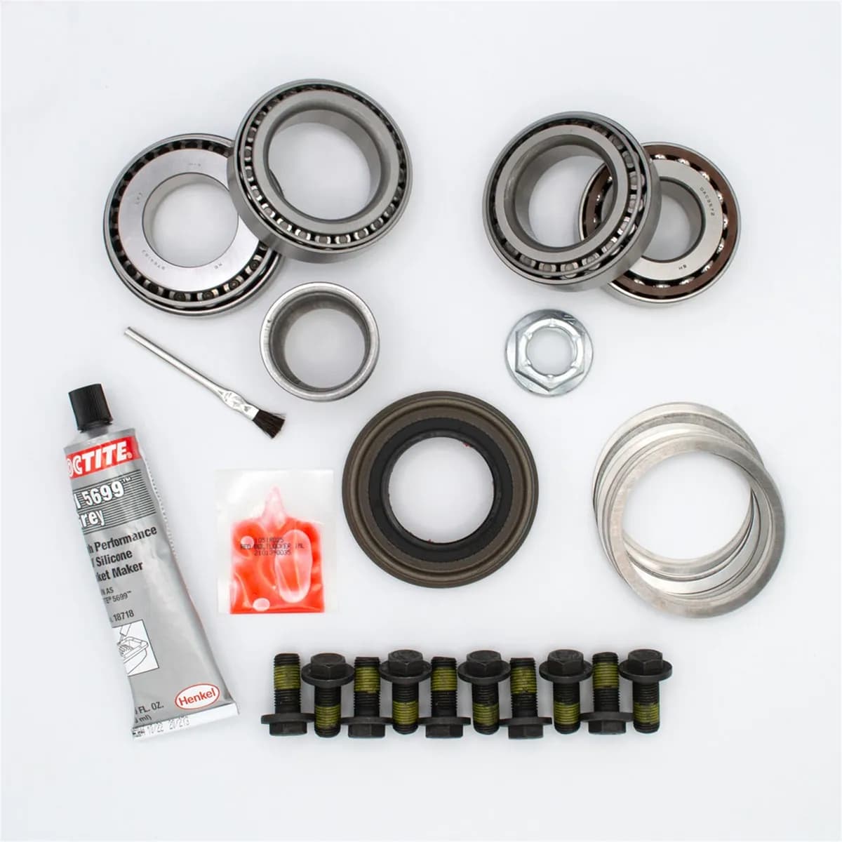 Eaton Master Differential Install Kit; Rear; Dana 35/M200 JL; 12 Cover Bolts; 10 Ring Gear Bolts; 29 Axle Spline; 27 Pinion Spline; Standard Rotation;